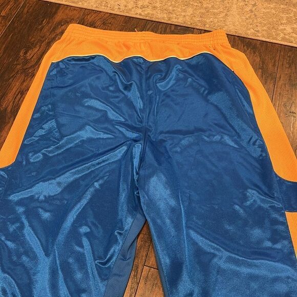 2006 adidas basketball warm up sweat pants  size 2XL in GUC blue and yellow - Picture 6 of 10
